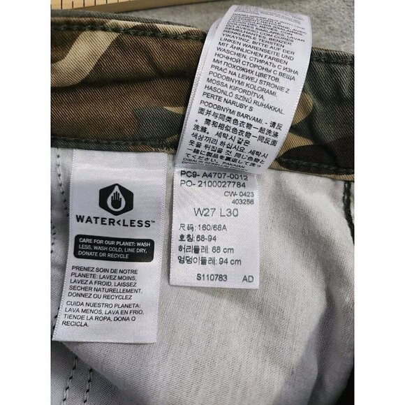 Levis Camo Cargo 94 Baggy Pants 27 x  28 (shortened) - Picture 9 of 9